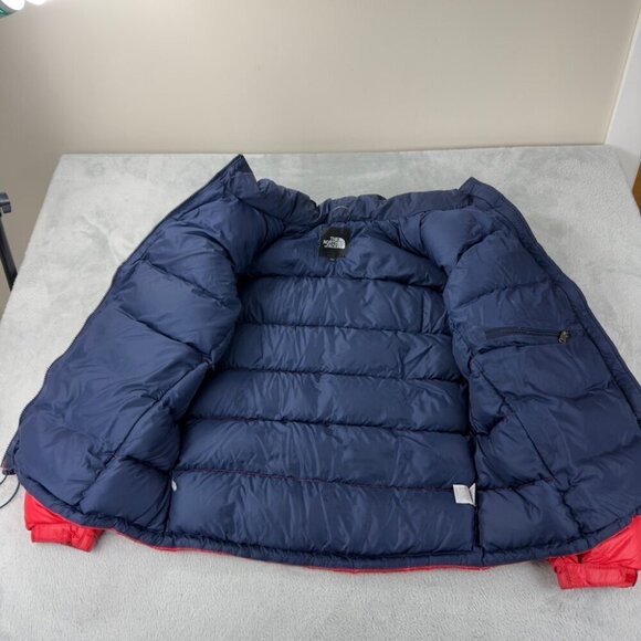 The North Face 700 Fill Red Down Puffer Jacket Men’s Size L - Picture 12 of 16